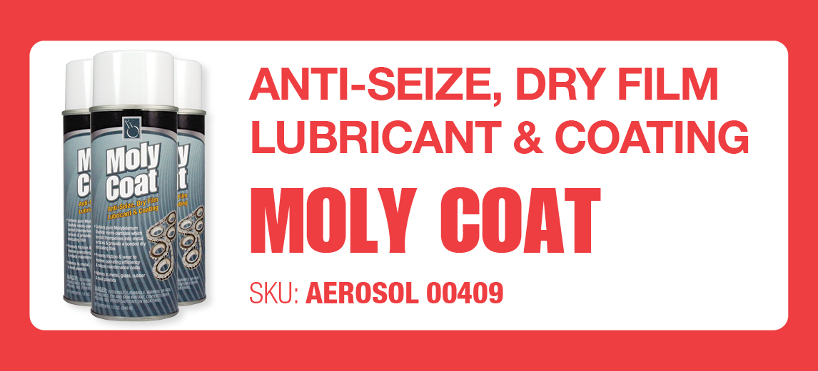 Moly Coat - Anti-Seize, Dry Film Lubricant & Coating - Lubrication Solutions - Wastewater Treatment